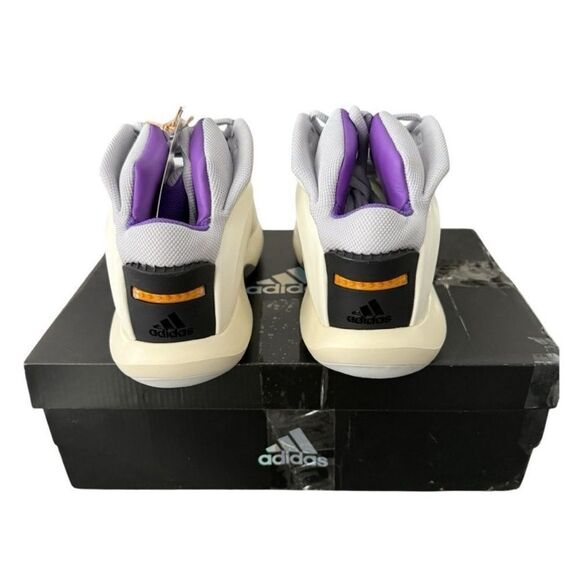 Adidas Crazy 1 Cream White Purple Basketball Shoes Men\'s 7.5 NWT IG3735 Kobe main image 12
